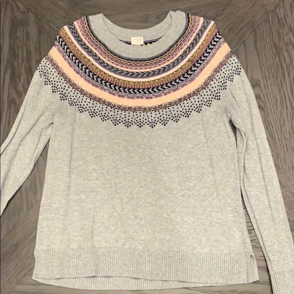 A new day long sleeve sweater